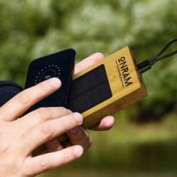 Power Banks - Bamboo Solar Power Bank AUS