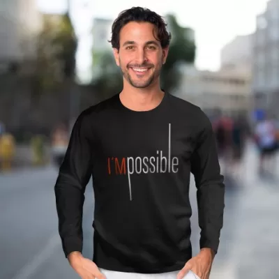 branded TRENDSWEAR Harlow Mens Long Sleeve Crew, from our range of promotional Men's Promotional T Shirts