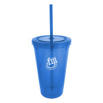 Drink Bottles - Plastic  - Carmel Arcylic 473ml Tumbler