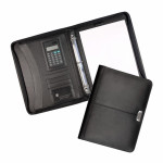 Leather Compendiums  - Essex Leather Zippered 3 Ring Compendium