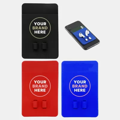 branded Silicone Phone Wallet, from our range of promotional Phone Accessories