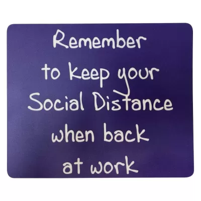 branded Deluxe Mouse Mat (230mm x 190mm), from our range of promotional Mouse Pads