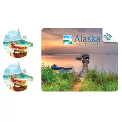 branded Mouse Mat and Coaster Set, from our range of promotional Mouse Pads
