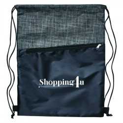Drawstring Bags & Back Sacks - Crosshatch Drawstring Bag