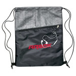 Drawstring Bags &amp; Back Sacks  - Silver Drawstring Bag
