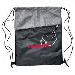 Drawstring Bags & Back Sacks - Silver Drawstring Bag