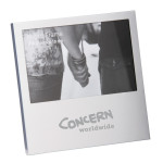 branded Florence Offset Silver Photo Frame, from our range of promotional Photo Frames