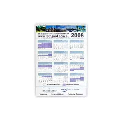 branded Magnetic Tab Calendar, from our range of promotional Novelties
