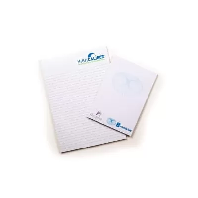 branded A5 Note Pad (50 leaves per pad), from our range of promotional Notepads