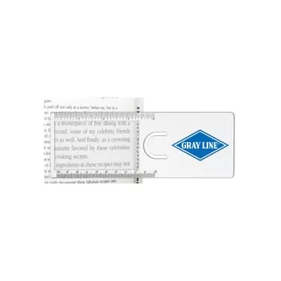 branded The Easy Reader Magnifier Ruler, from our range of promotional Rulers