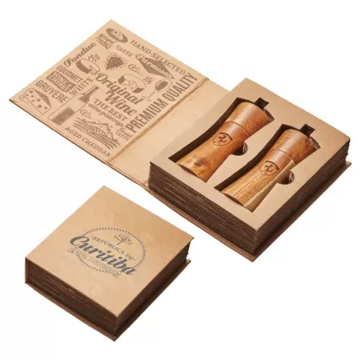 branded Besancon Salt and Pepper Set, from our range of promotional Homeware Products