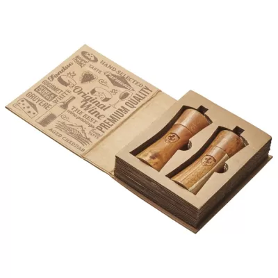 branded Besancon Salt and Pepper Set, from our range of promotional Homeware Products