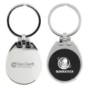 branded The Westfield Keychain, from our range of promotional Metal Keyrings