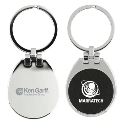 branded The Westfield Keychain, from our range of promotional Metal Keyrings