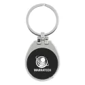 branded The Westfield Keychain, from our range of promotional Metal Keyrings