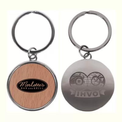 branded Axil Round Keychain, from our range of promotional Metal Keyrings