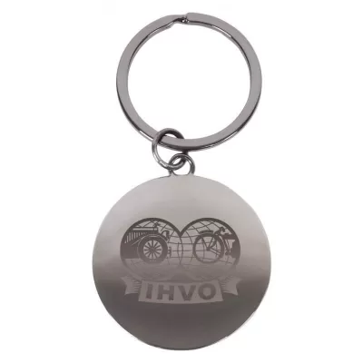 branded Axil Round Keychain, from our range of promotional Metal Keyrings