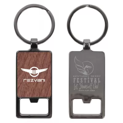 branded Axil Rectangle Keychain, from our range of promotional Metal Keyrings