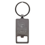 Metal Keyrings  - Axil Rectangle Keychain