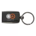 branded The Carbon Fibre Keychain, from our range of promotional Metal Keyrings