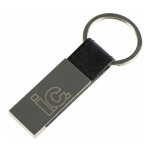 branded Hudson Leather Keychain, from our range of promotional Metal Keyrings