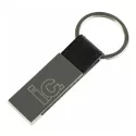 branded Hudson Leather Keychain, from our range of promotional Metal Keyrings