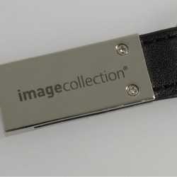 branded Hudson Leather Keychain, from our range of promotional Metal Keyrings