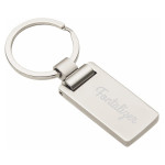 branded Euro Silver KeyChain, from our range of promotional Metal Keyrings