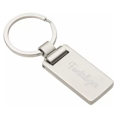branded Euro Silver KeyChain, from our range of promotional Metal Keyrings
