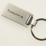 branded Euro Silver KeyChain, from our range of promotional Metal Keyrings