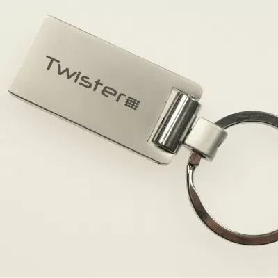 branded Euro Silver KeyChain, from our range of promotional Metal Keyrings