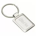 branded Accent Rectangular Keychain, from our range of promotional Metal Keyrings