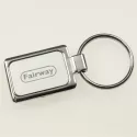 branded Accent Rectangular Keychain, from our range of promotional Metal Keyrings