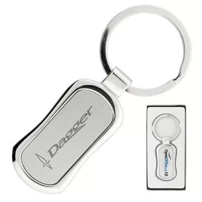branded The Corsa Keychain, from our range of promotional Metal Keyrings