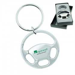 branded Rotella Keychain, from our range of promotional Metal Keyrings