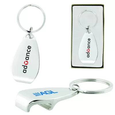 branded Apri Keychain, from our range of promotional Metal Keyrings