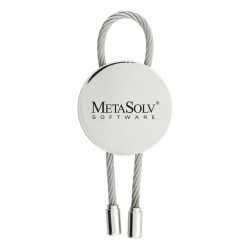 branded Circolo Keychain, from our range of promotional Metal Keyrings