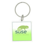 branded Square Acrylic Keychain, from our range of promotional Printed Keyrings