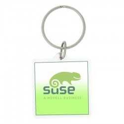branded Square Acrylic Keychain, from our range of promotional Printed Keyrings