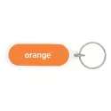 branded Oval Acrylic Keychain, from our range of promotional Printed Keyrings