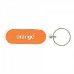 Printed Keyrings - Oval Acrylic Keychain