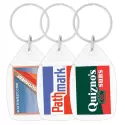 branded Tear Drop Acrylic Keychain, from our range of promotional Printed Keyrings