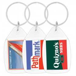 branded Tear Drop Acrylic Keychain, from our range of promotional Printed Keyrings