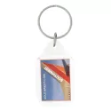 branded Tear Drop Acrylic Keychain, from our range of promotional Printed Keyrings