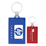 branded Rectangle Keychain, from our range of promotional Printed Keyrings