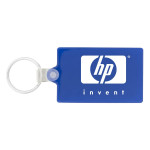 branded Rectangle Keychain, from our range of promotional Printed Keyrings