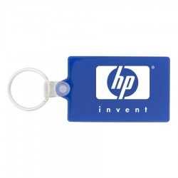 branded Rectangle Keychain, from our range of promotional Printed Keyrings