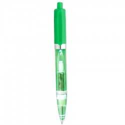 branded Plastic Light Plastic Pen (Green), from our range of promotional Light Up Pens