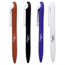 Plastic Promotional Pens - Brilliant Clip Plastic Pen