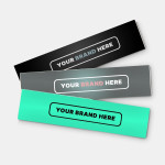 branded Gloss Paper Sticker (75 x 210mm), from our range of promotional Novelties